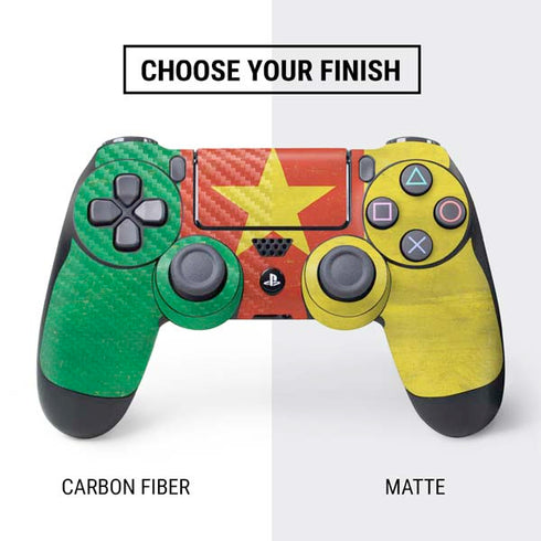 Cameroon Flag Distressed PS4 Controller Skin